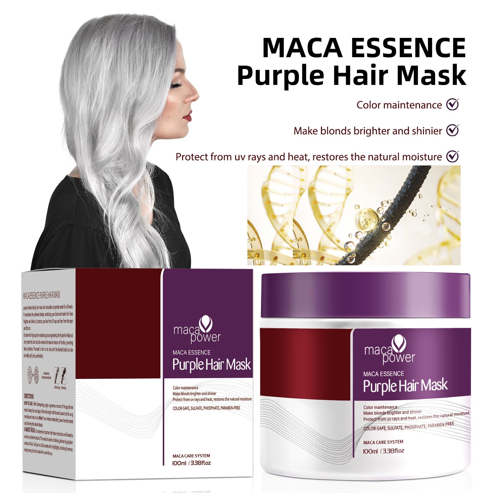 Hair Mask – Frizz-Free, Smooth & Repaired Hair in 10 Mins